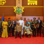 PRESIDENT MAHAMAH SWEAR IN NEW POLICE COUNCIL MEMBERS