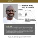 #BREAKING: Special Prosecutor Declares Finance Minister Ken Ofori-Atta Wanted