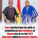 Igbo traditional leader, Chukwudi Jude Ihenetu denied claims of establishing an Igbo Kingdom in Gh...