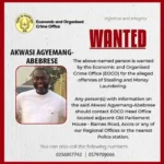 EOCO Offers GH¢100,000 Reward to arrest a banker