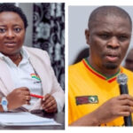 Mustapha Ussif, Member of Parliament for Yagaba-Kubori aids  Gifty Oware Mensah's stealing
