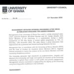 University of Ghana Investigates Altercation Between Two Senior Members