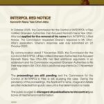 Ghanaian Authorities Respond to Interpol Red Notice Application by Kenneth Nana Yaw Ofori‑Atta