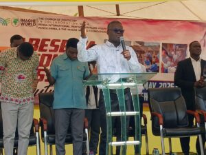  Leadership of Church of Pentecost at Abesewa Medical Mission Outreach Launch