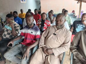 Pix Shongia youth at Sampa demand the whereabout of their kinsman