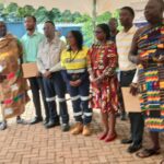 Liebherr Awards Scholarships to Three Tertiary Students from Ahafo Mining Communities Through NADeF