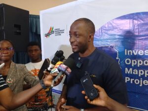 Deputy CEO of GIPA. Razak Baba in an interview with media personnel after the programme